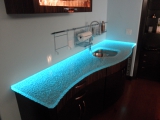 Water Glass with Edge Lighting<br />ShelCidy<br />Electroluminescent Tape