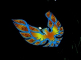Firebird on Hood of Trans Am<br />James Hunter - St Petersburg, FL<br />Vinyl over Electroluminescent Panel