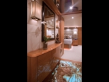 Illuminated Onyx Floor - Lazzara Yachts - Onyx over Electroluminescent Panel EL